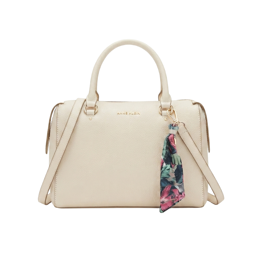 Bolsa Anne Klein Barrel Bag Cream