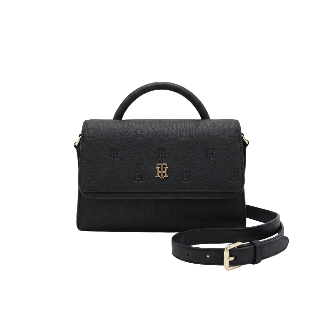 Tommy Hilfiger Black Logo Crossbody Bag