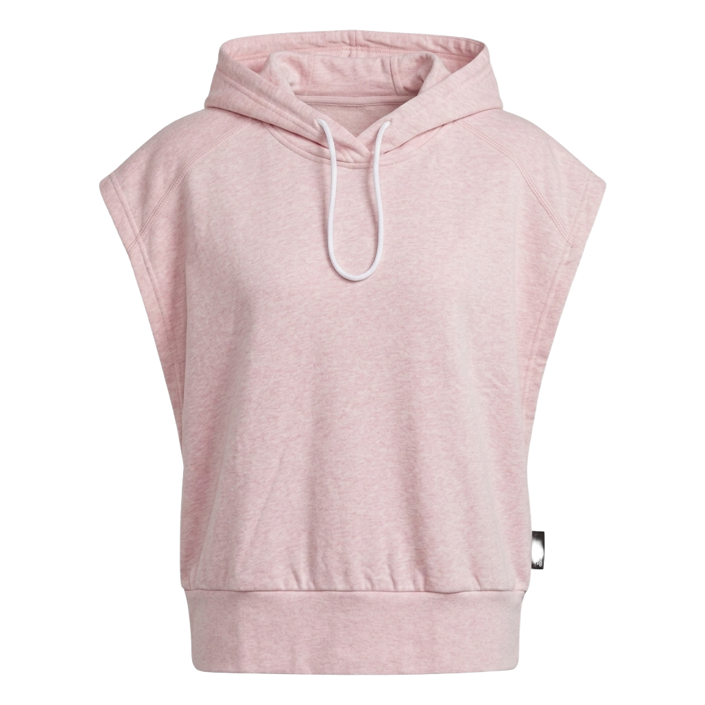 Adidas Women's Studio Lounge Hooded Sleeveless Sweatshirt