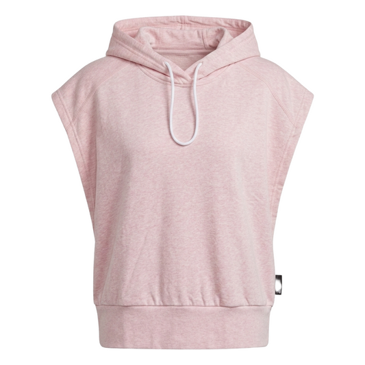 Adidas Women's Studio Lounge Hooded Sleeveless Sweatshirt