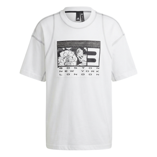 Adidas Oversize Boston New York London Graphic T-Shirt