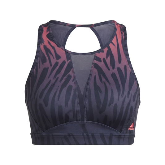 Adidas Train Long Line Tiger Light-Support Bra