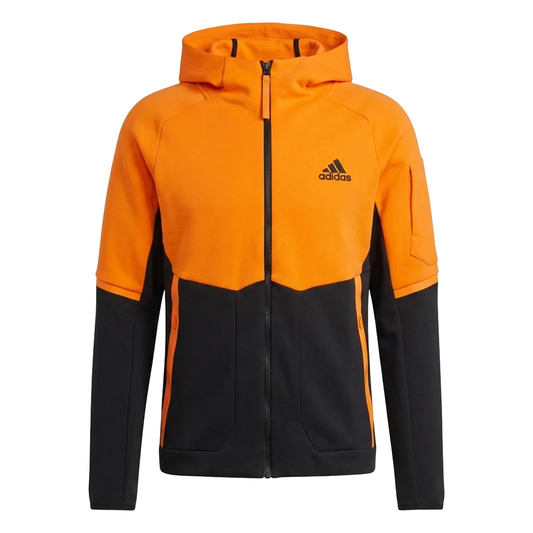 Adidas Men's Full-Zip Hooded Track Jacket